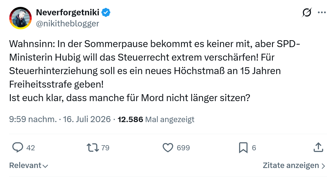 Neverforgetniki: In der Sommerpause bekommt es keiner mit...