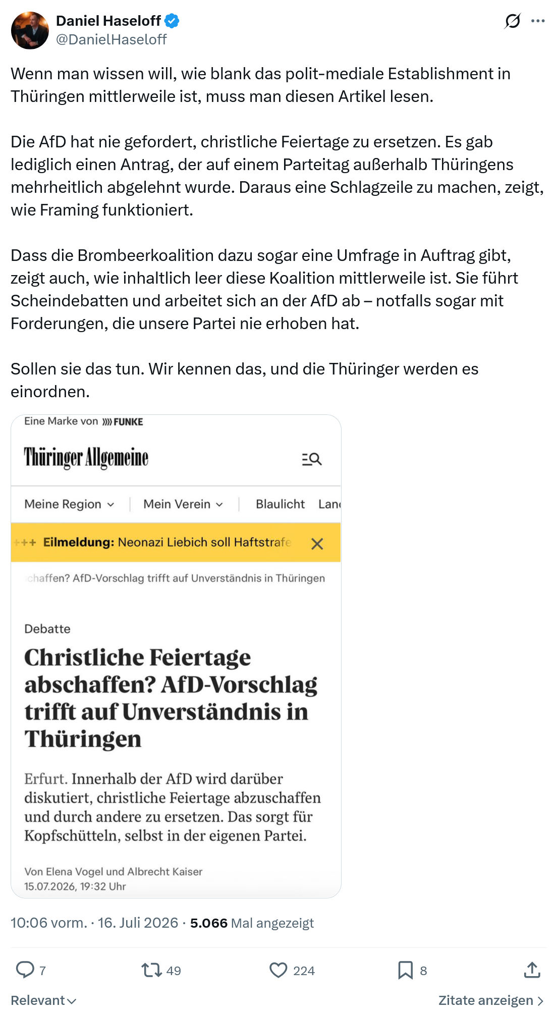 Daniel Haseloff: Wenn man wissen will...