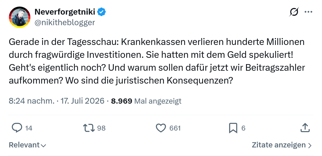 Neverforgetniki: Gerade in der Tagesschau...