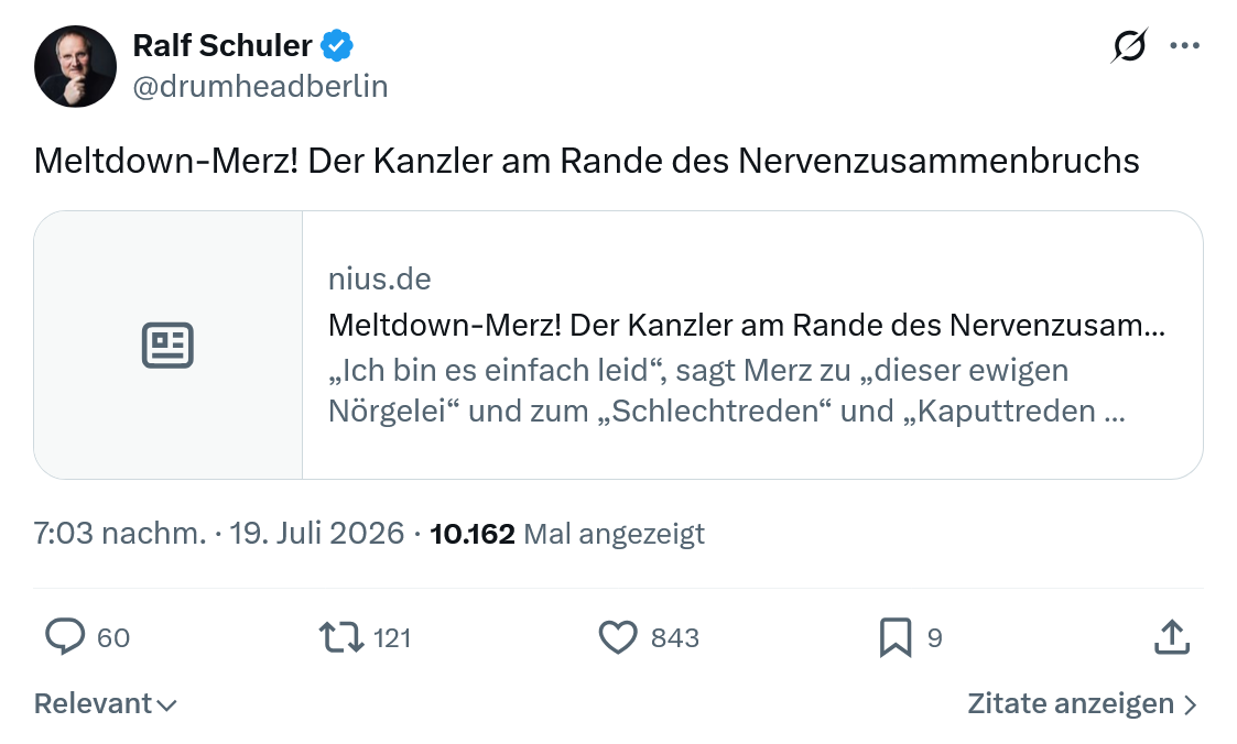 Ralf Schuler: Meltdown-Merz!...