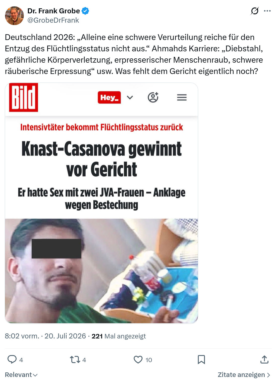 Frank Grobe: Deutschland 2026...