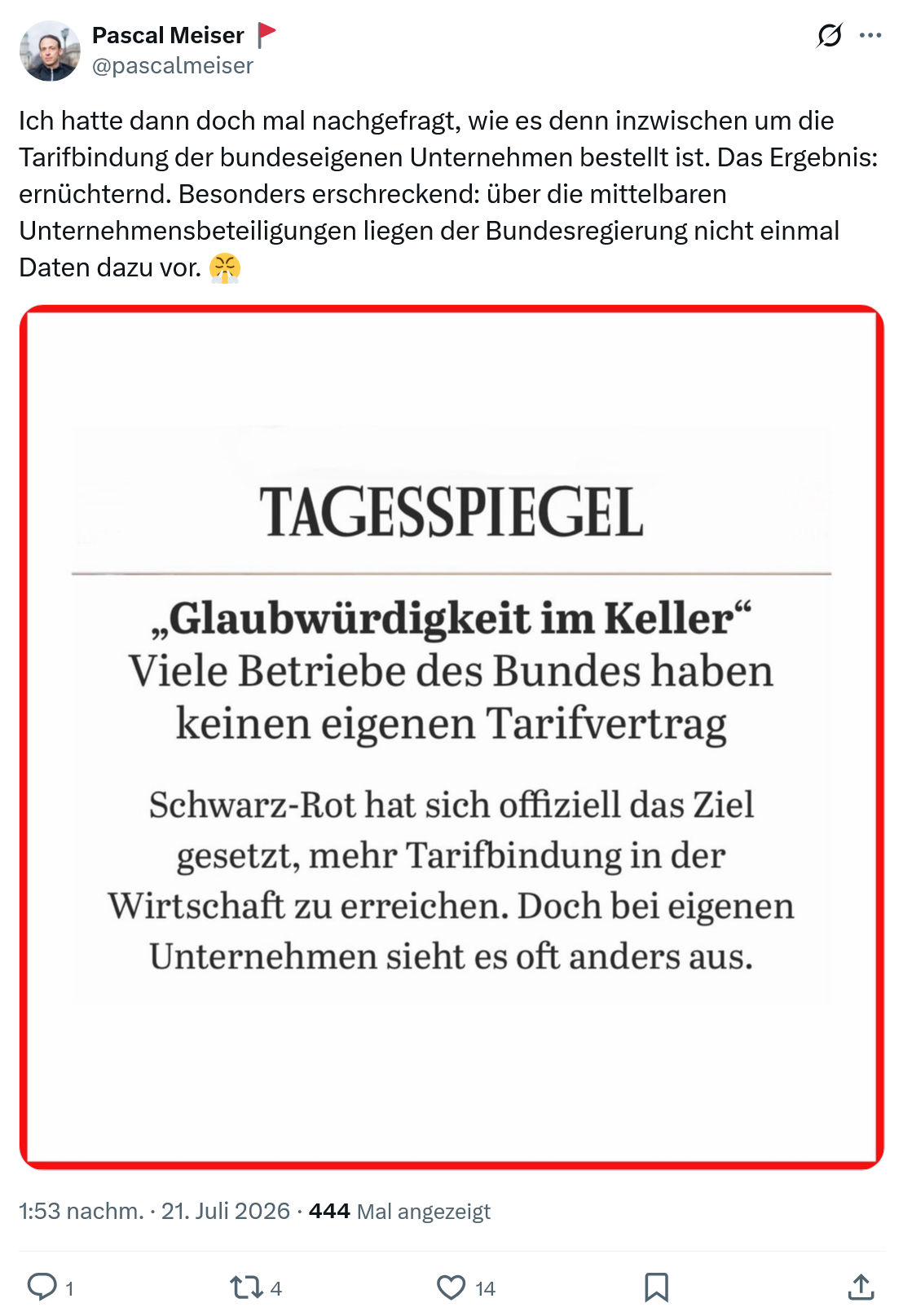 Pascal Meiser: Ich hatte dann doch mal nachgefragt...