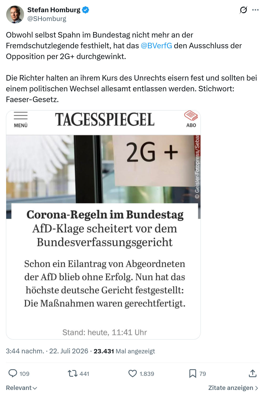 Stefan Homburg: Obwohl selbst Spahn im Bundestag...
