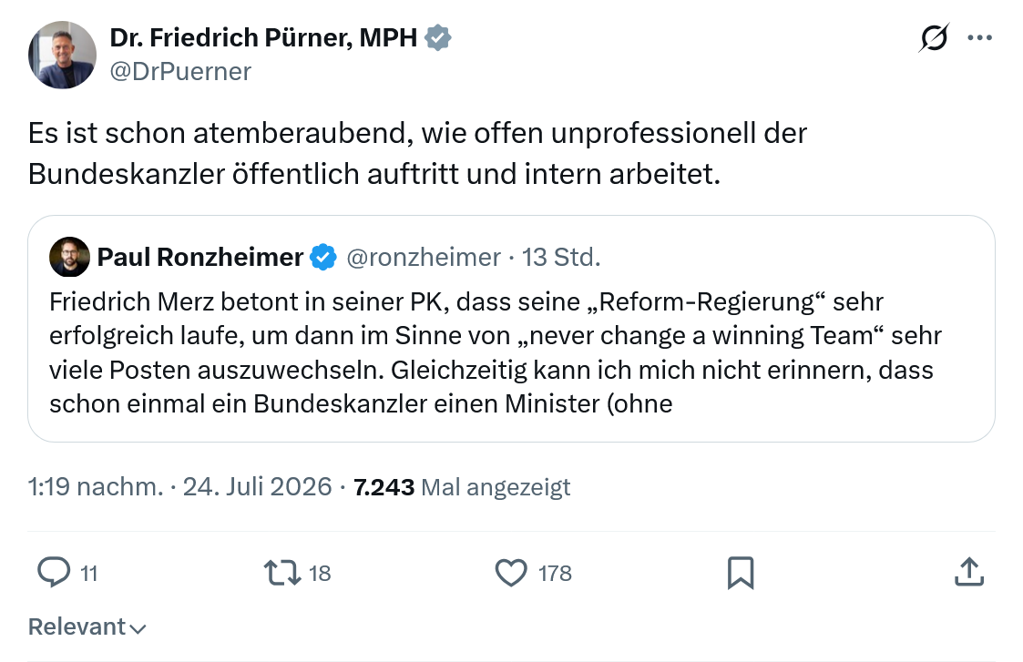 Friedrich Pürner: Es ist schon atemberaubend...