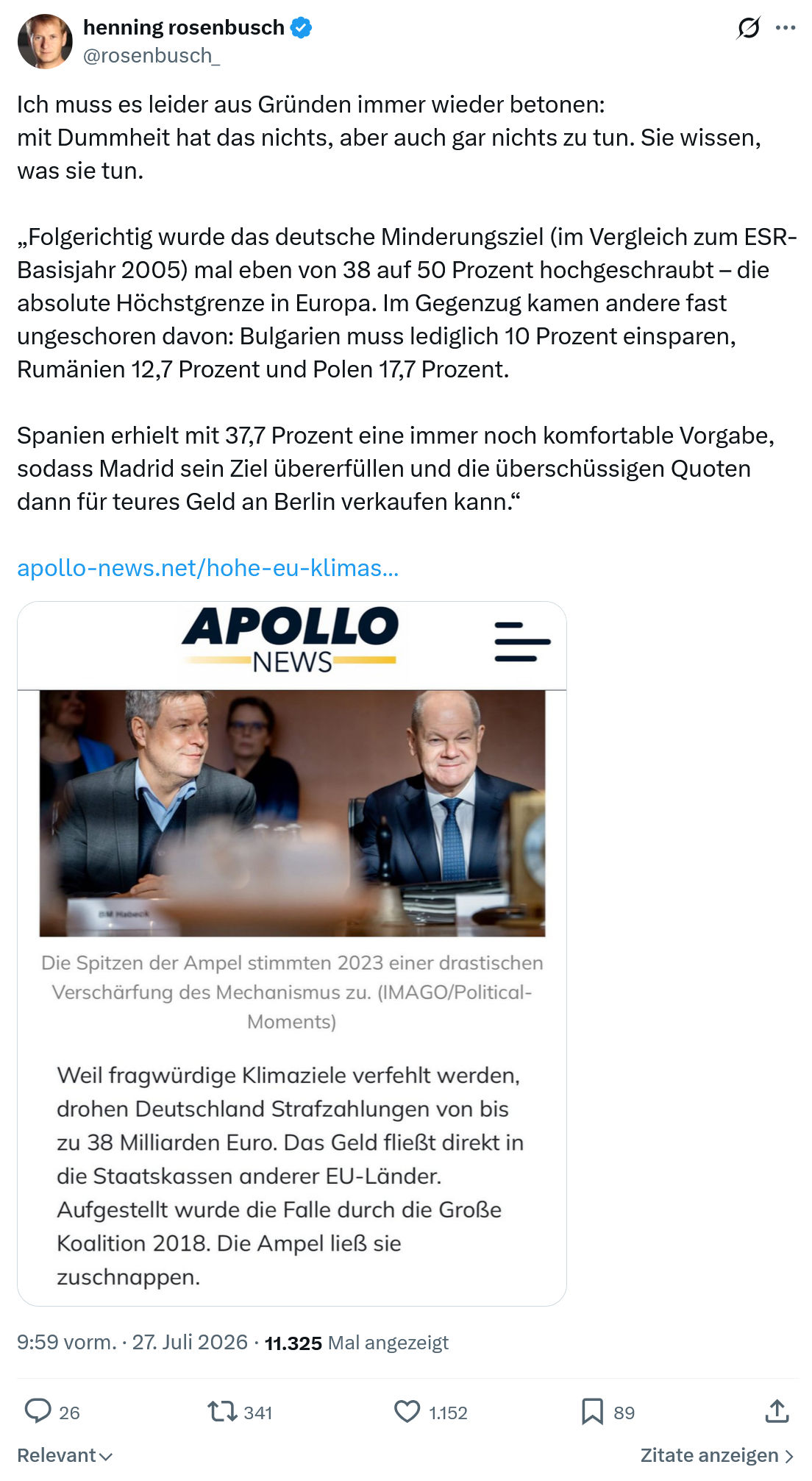 henning rosenbusch: Ich muss es leider aus Gründen...