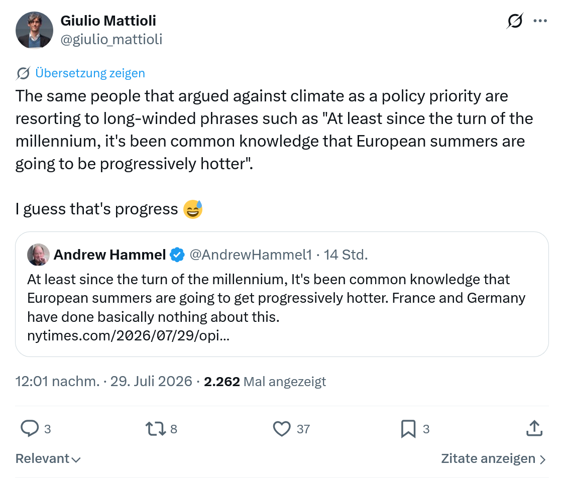 Giulio Mattioli: The same people that argued...