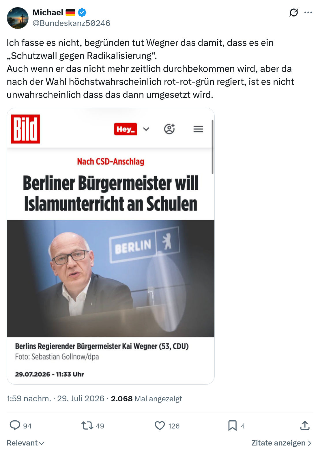 Michael: Ich fasse es nicht...