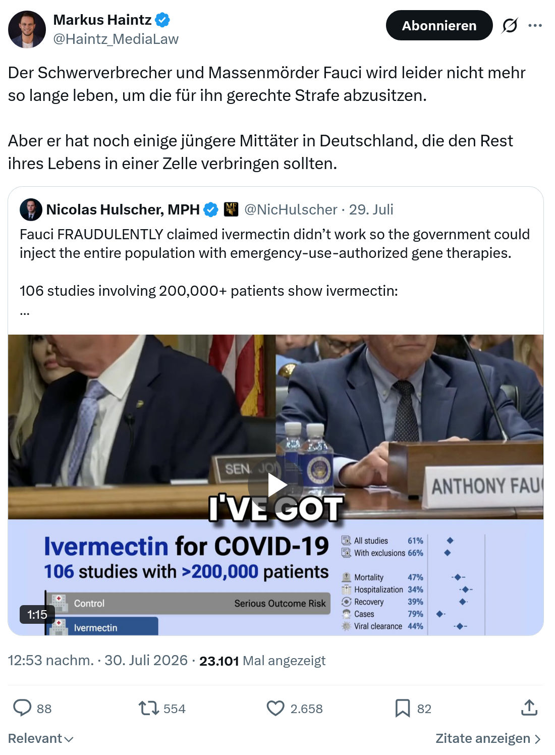 Markus Haintz: Der Schwerverbrecher und Massenmörder...