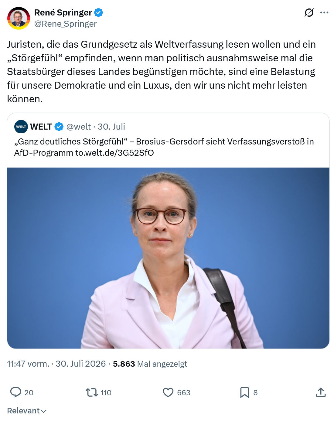 René Springer: Juristen, die das Grundgesetz...