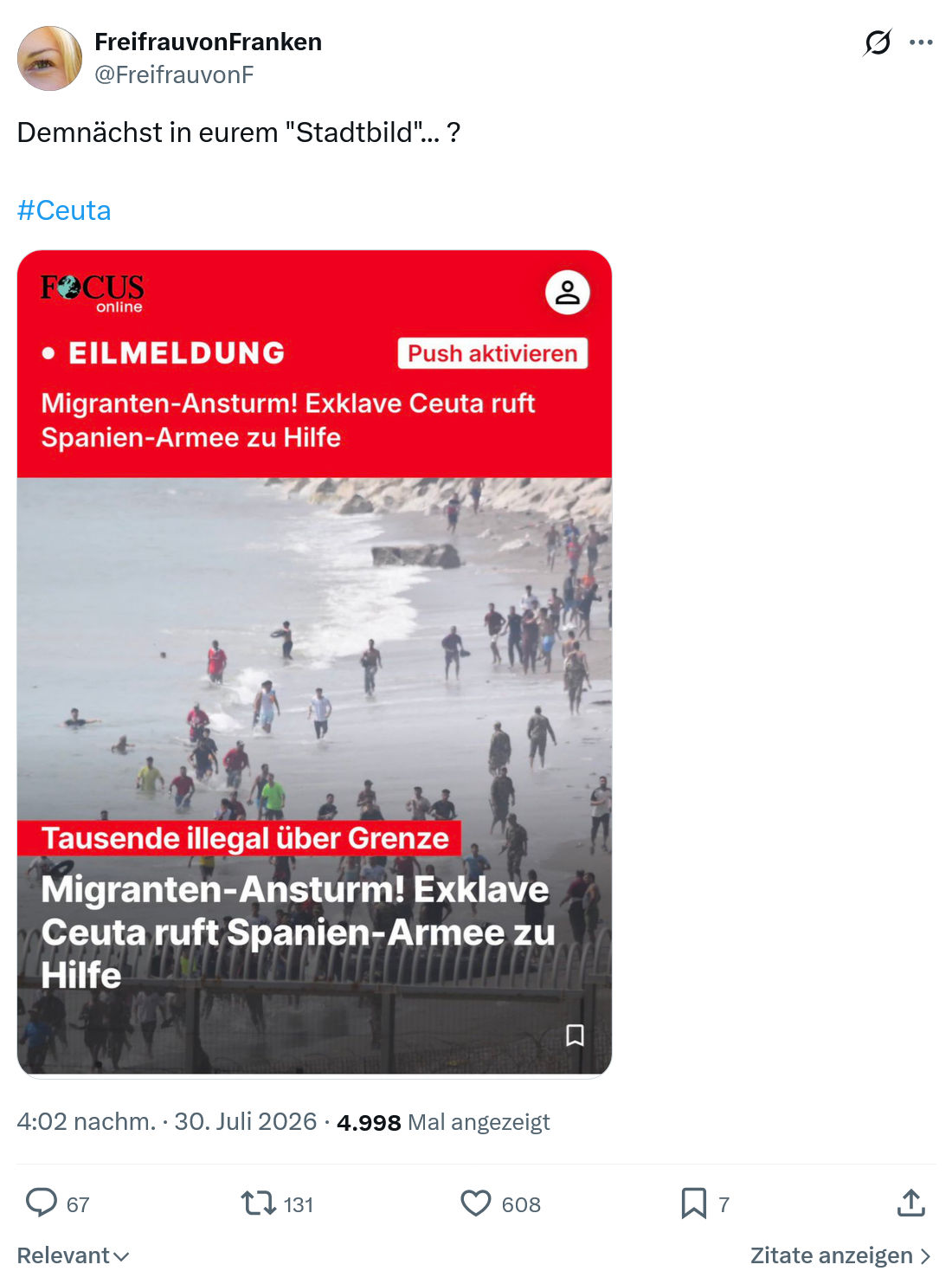 FreifrauvonFranken: Demnächst...