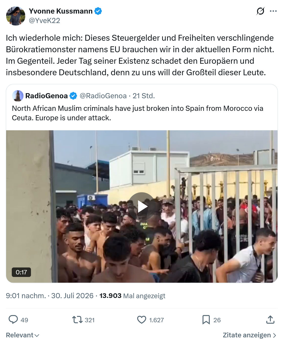 Yvonne Kussmann: Ich wiederhole mich...