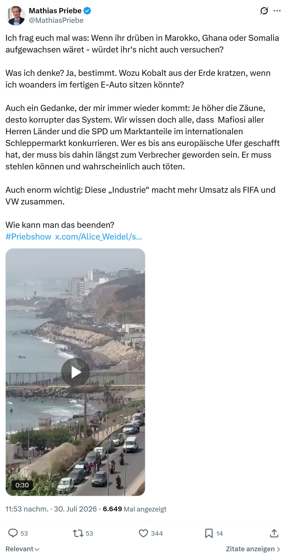 Mathias Priebe: Ich frag euch mal was...