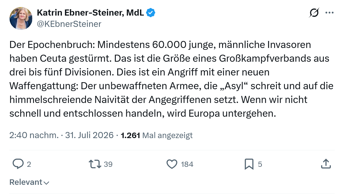 Katrin Ebner-Steiner: Der Epochenbruch: Mindestens...