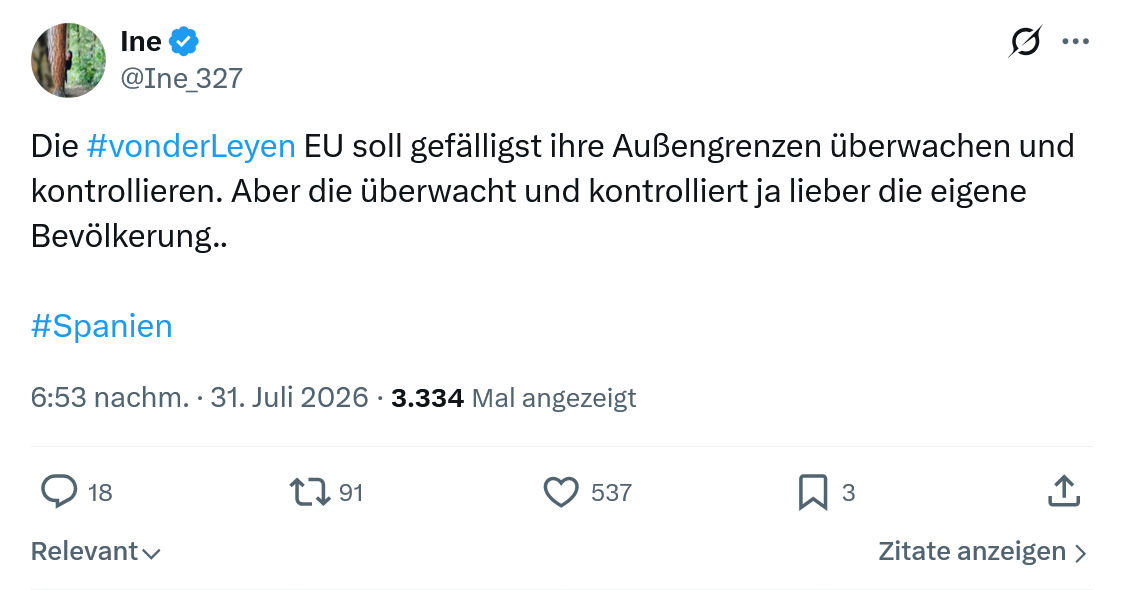 Ine: Die #vonderLeyen EU...