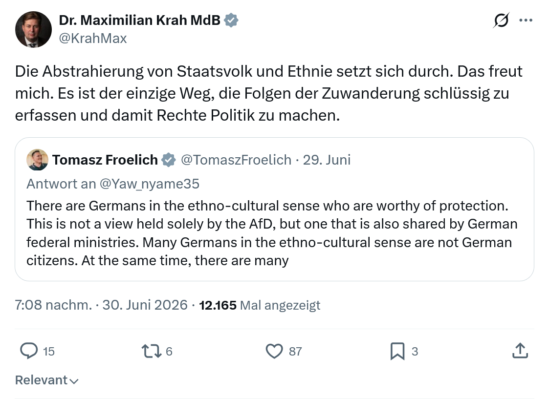 Maximilian Krah: Die Abstrahierung von Staatsvolk...