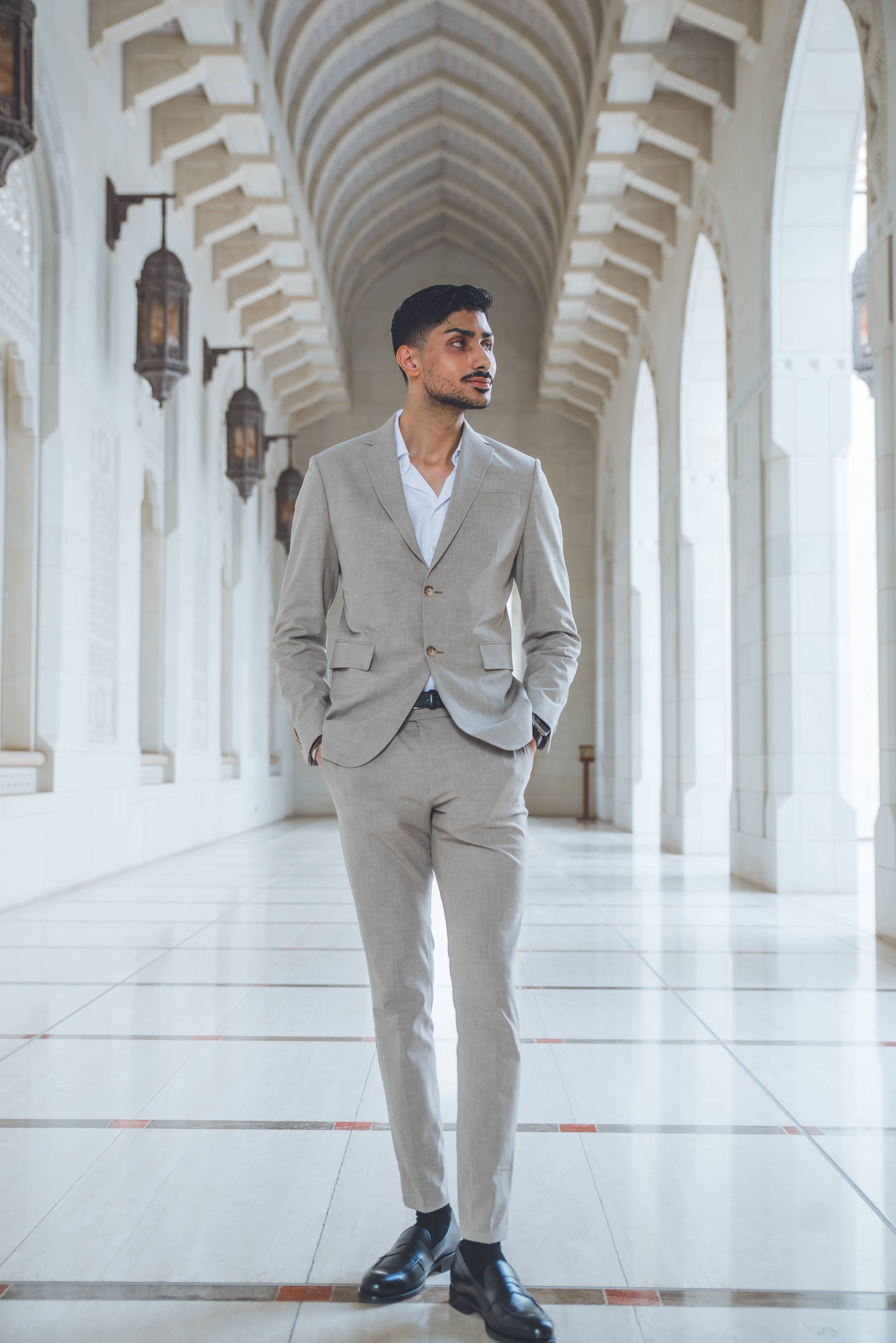Formal Portrait in Grand Mosque