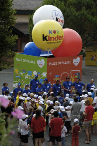 ballon géant kinder