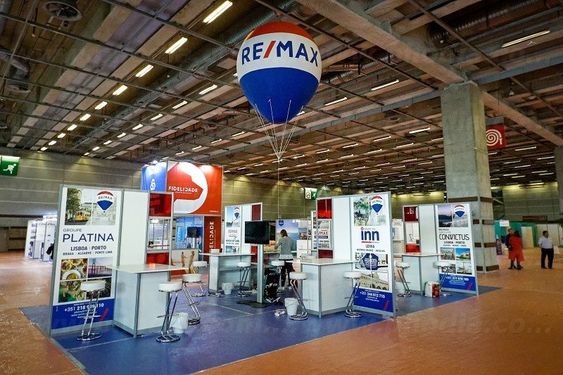 Ballon hélium en forme de montgolfière de 2.5 m pour salon intérieur