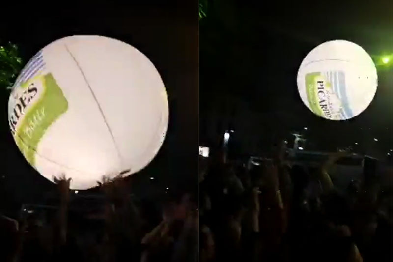 ballon à lancer dans la foule pour la fête de la musique 2019 à Amiens