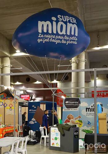 nuage geant gonflable helium