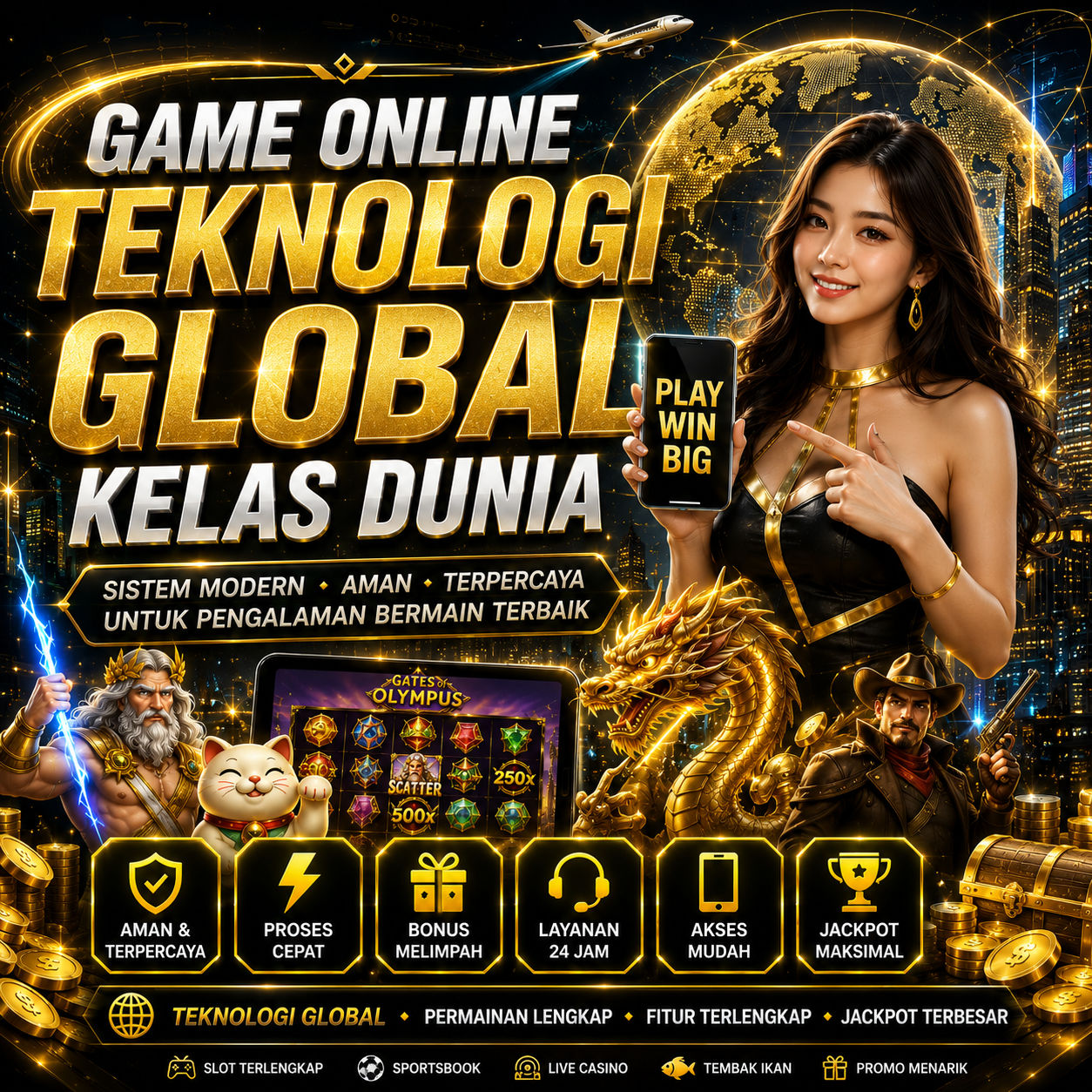 Galeri foto ODDIGO : Game Online Teknologi Global Kelas Dunia 🌍 di Jakarta