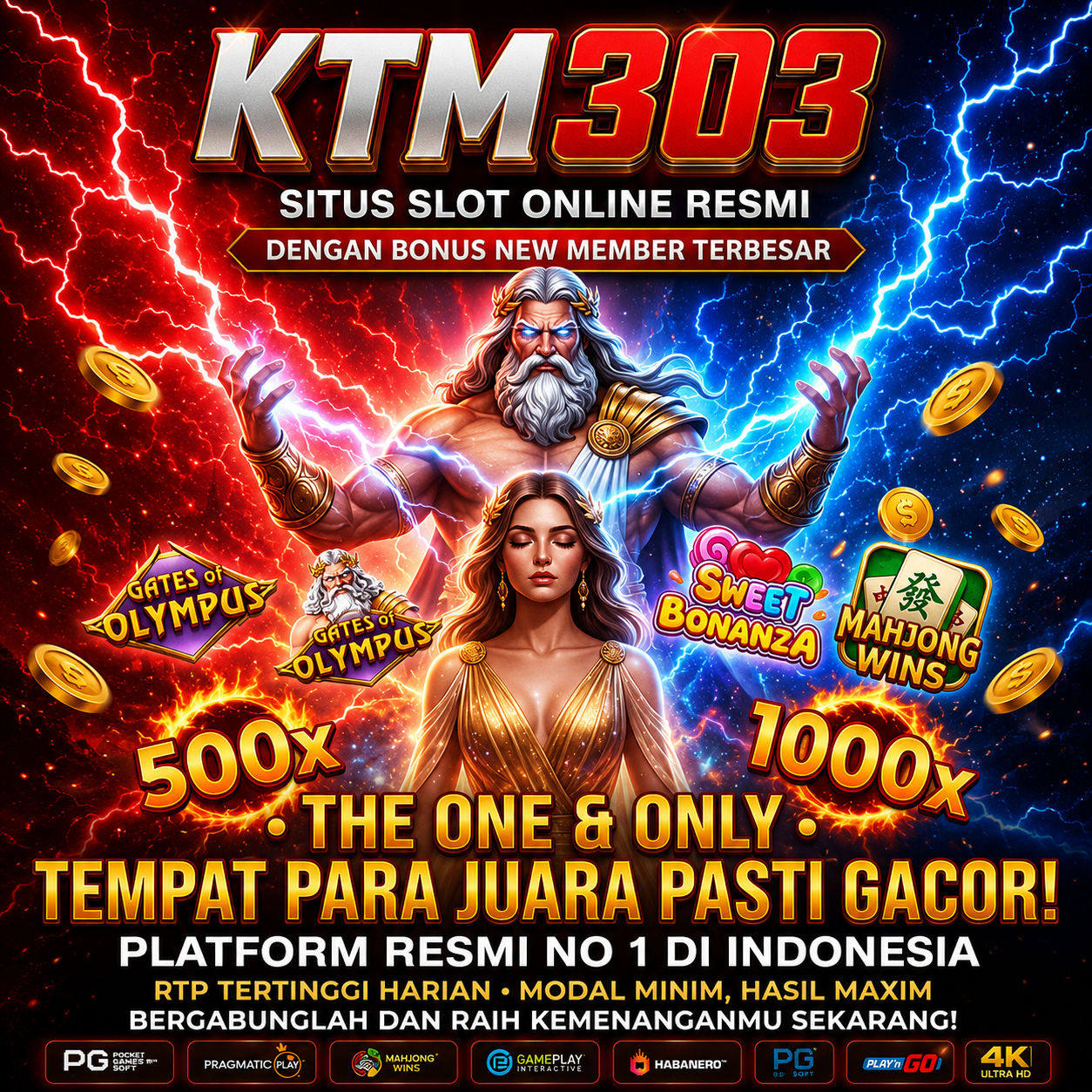 KTM303 | Situs Slot Online Resmi Dengan Bonus New Member Terbesar