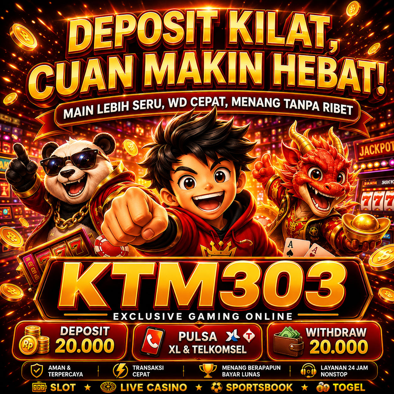 KTM303 - Platform Slot Online Gacor Terlengkap Dengan Promo Menarik