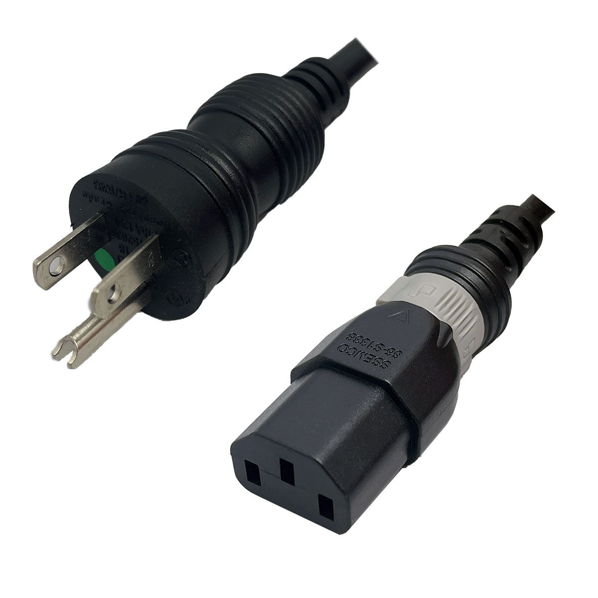 その他 PONTAdeSU3 Japan JIS8303 Male Plug to IEC320 C15 Connector 2.5 Meters / 8