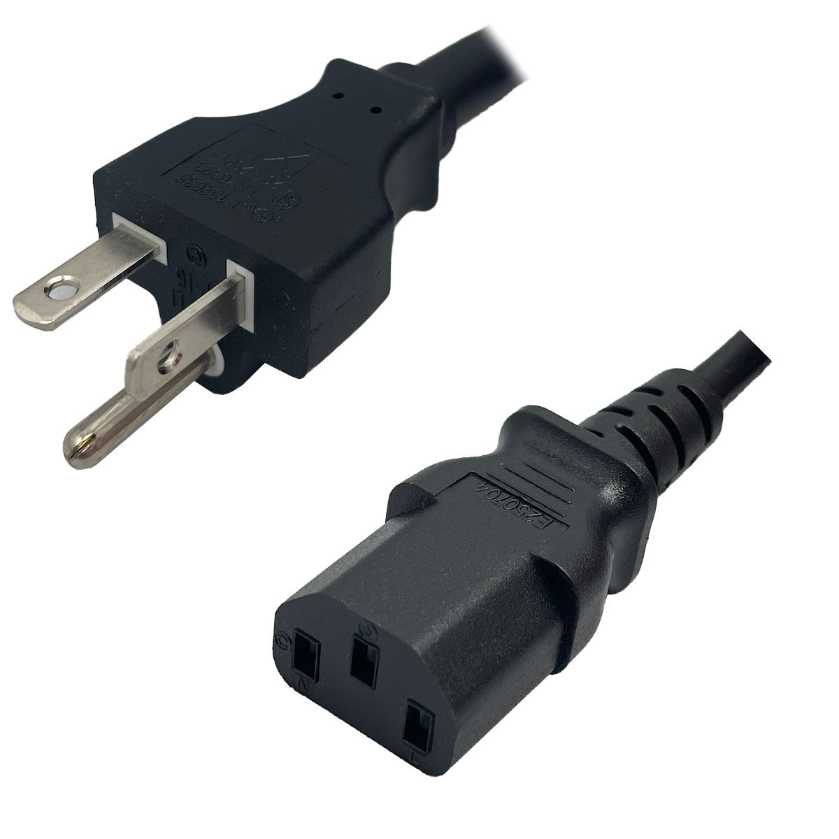 IEC320 C14 Male Plug to C13 Connector Z-LOCK 2.5 Meters / 8 Feet