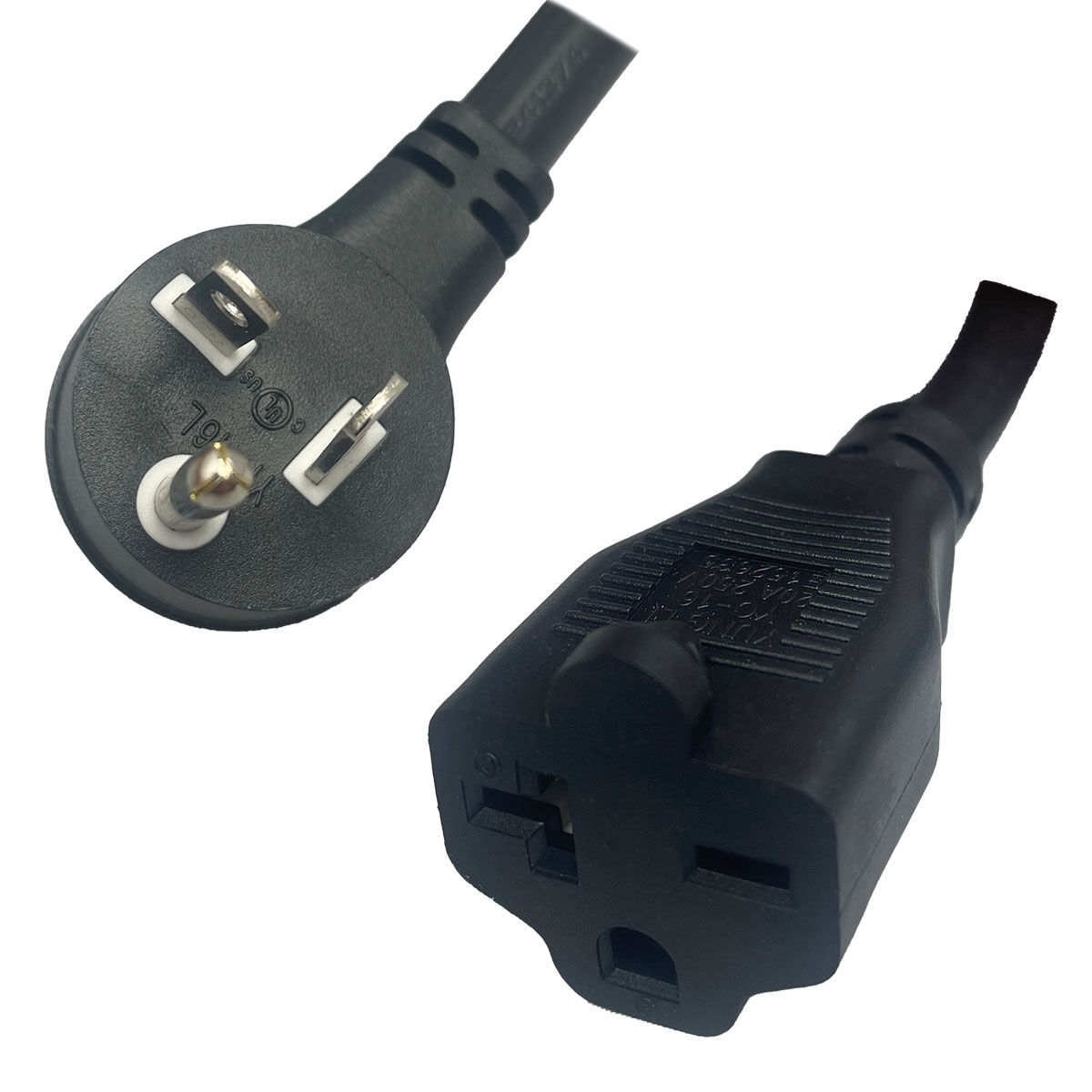 Japan JIS8303 Plug to IEC320 C13 Connector 1.8 Meters / 6 Feet 7A