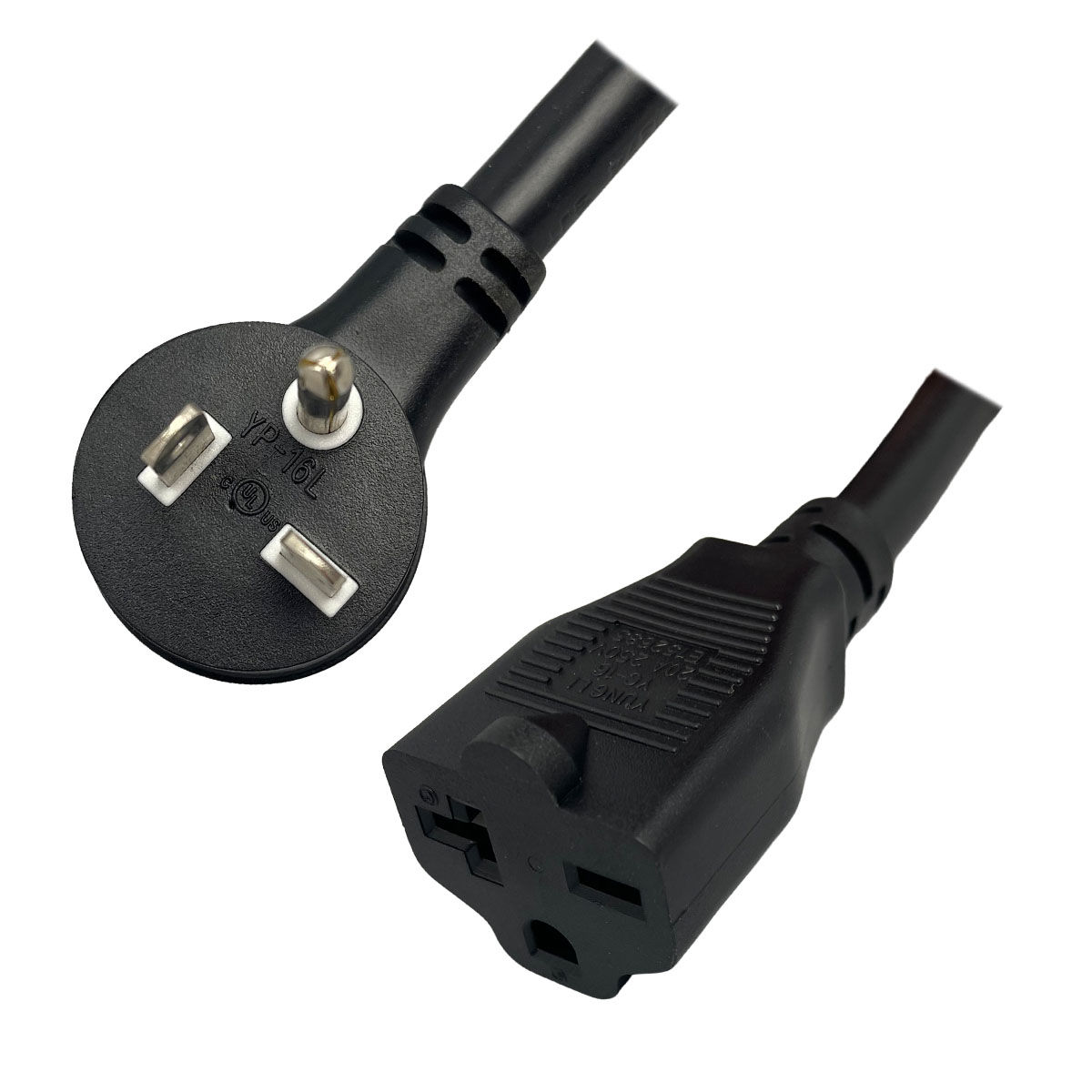 IEC320 C14 Plug to C13 Connector Z-LOCK 1.5 Meters / 5 Feet 15A
