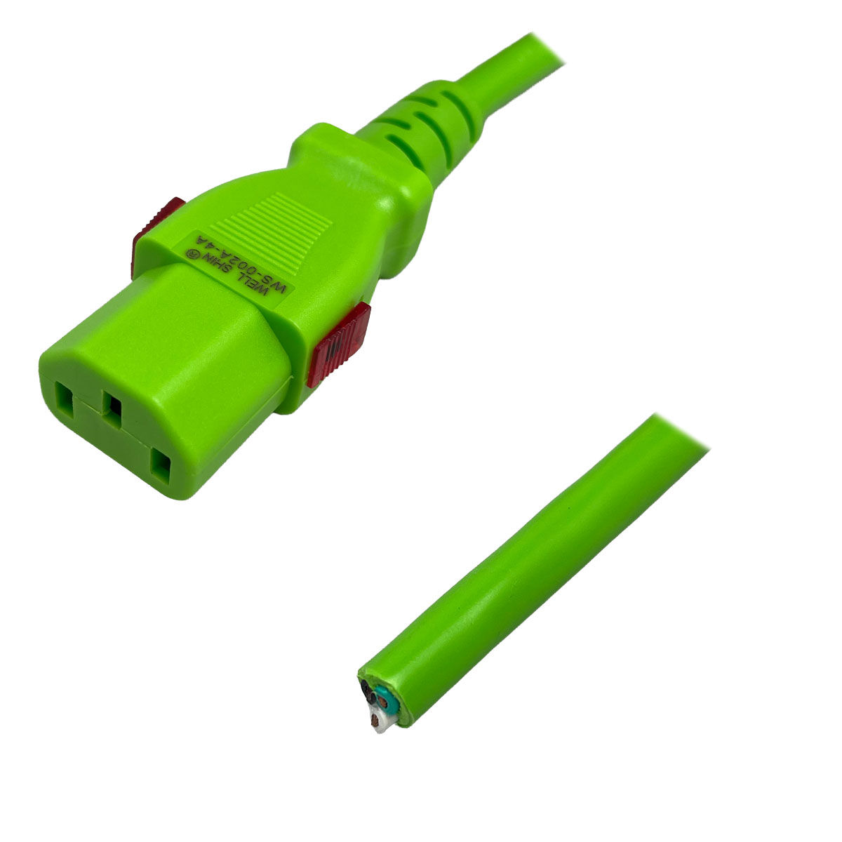 ここ IEC320 C14 Plug to C15 Connector Z-LOCK 1.0 Meters / 3.25 Feet 15A