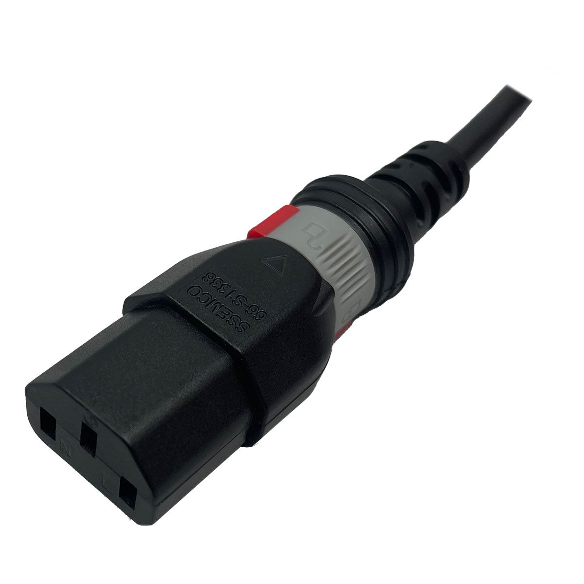 SYN3 5本 Japan JIS8303 Plug to IEC320 C15 Connector 2.5 Meters / 8 Feet 12A