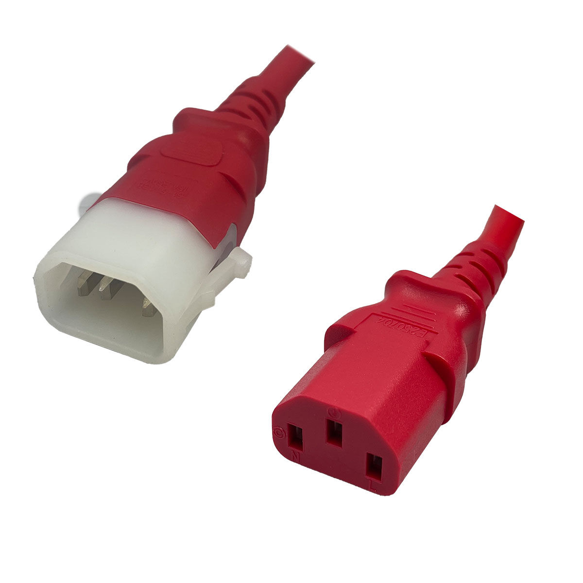 IEC320 C14 Male Plug to C13 Connector Z-LOCK 2.5 Meters / 8 Feet