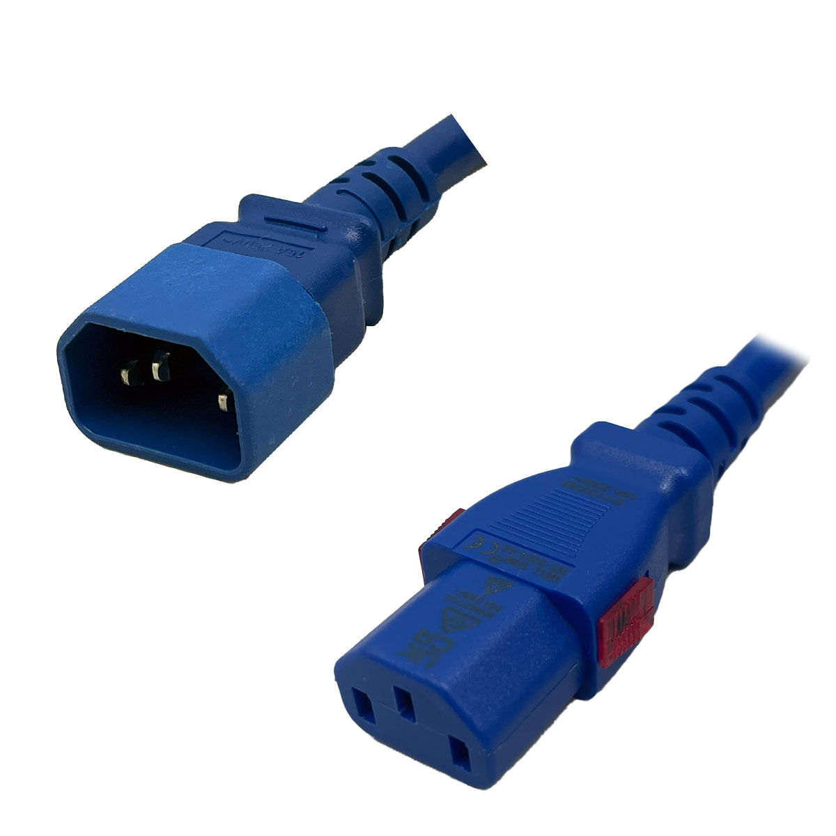 IEC320 C14 Plug to C13 Connector WS-Lock 4.5 Meters / 15 Feet 10A