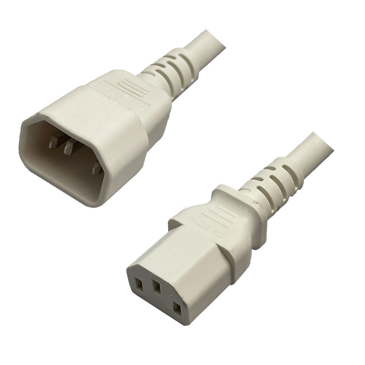 IEC320 C14 Male Plug to C13 Connector Z-LOCK 2.0 Meters / 6.5 Feet