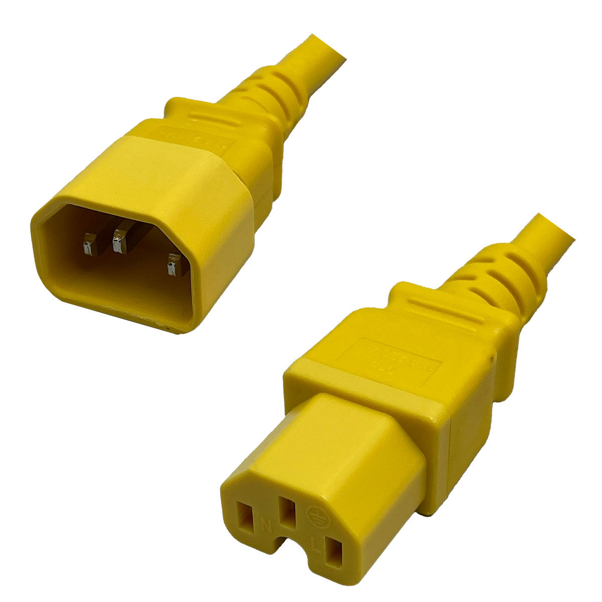 Japan JIS8303 Plug to IEC320 C15 Connector 2.5 Meters / 8 Feet 12A