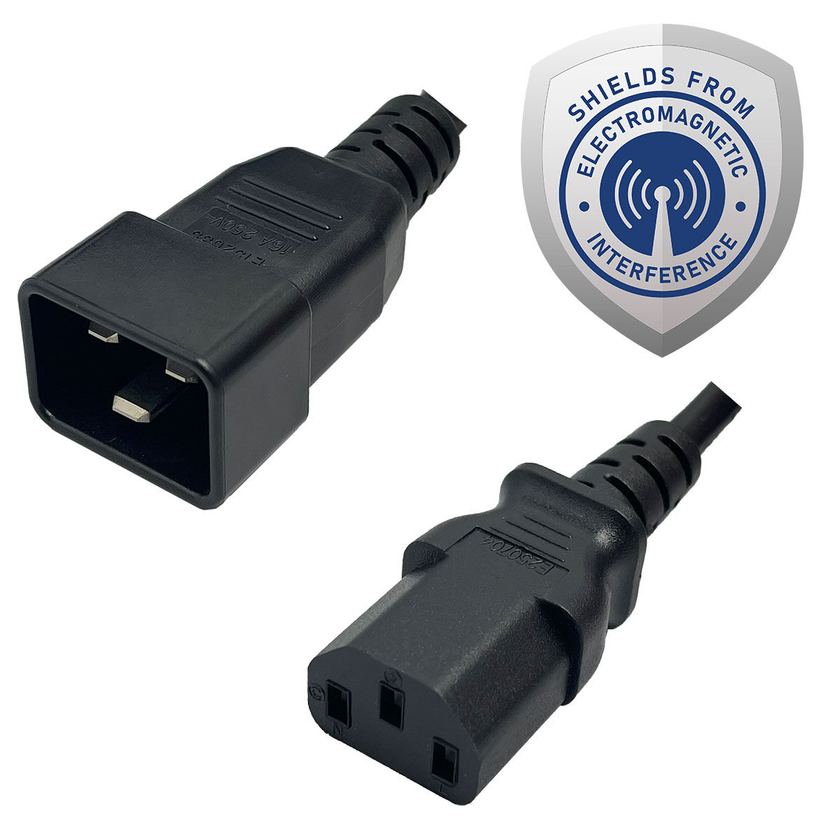 NEMA 5-15 Plug to IEC320 C5 Connector 4.5 Meters / 15 Feet 7A/125V