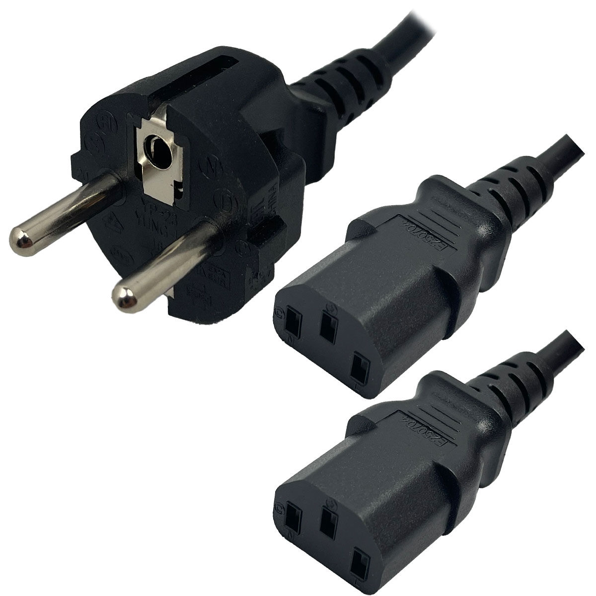IEC320 C14 Plug to C13 Connector Z-LOCK 3 Meters / 10 Feet 10A