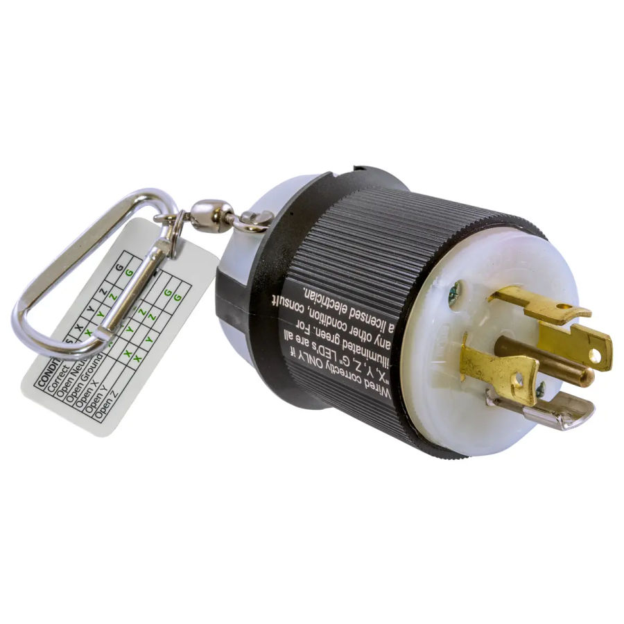 Hubbell HBL26W48 AC Plug NEMA L6-20 Male Yellow Watertight