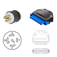 Cord NEMA L21-30/7-Pin ORV3 Universal Input Connector 3.8 Meters / 12.5 Feet 30A/208V 8/4 SOOW