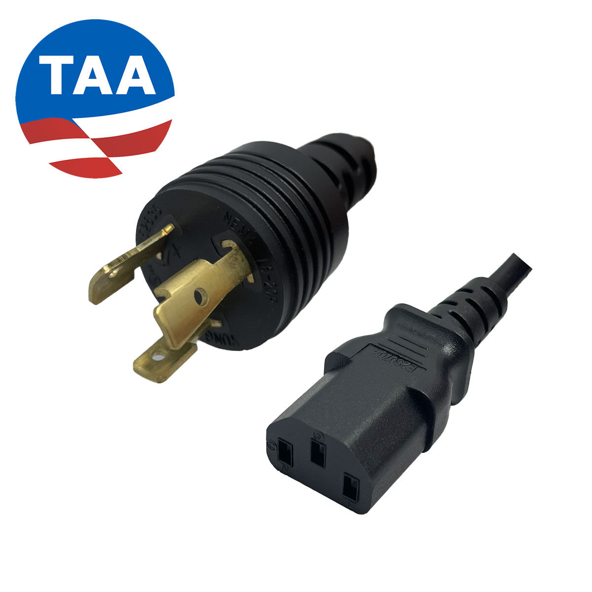 Zonit uATS1-HV-YC13-C14-6 ATS Input 2xC14 Plug 6 Foot Cords to