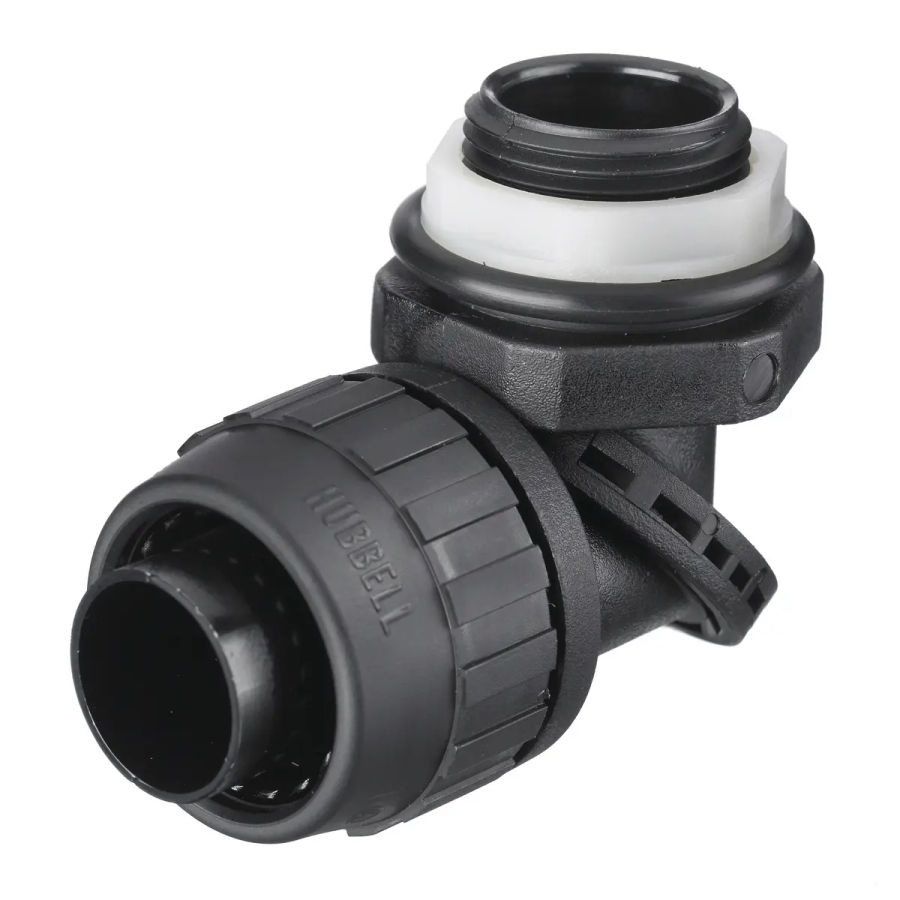 ボンバー Hubbell PS0759NBK Non-metallic liquidtight Conduit Fitting