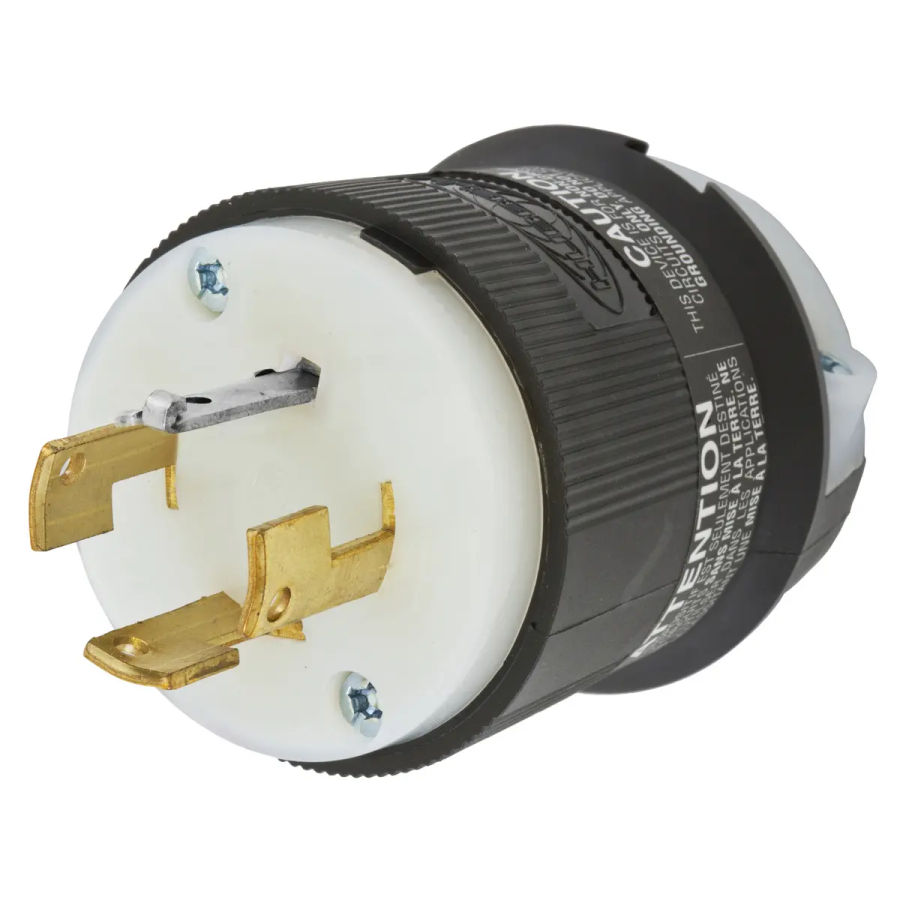 Hubbell HBL7411C AC Plug Non-NEMA 20A 4 Wire 120/208V