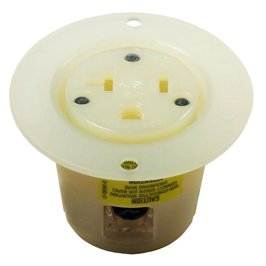 Hubbell HBL8315CT AC Plug NEMA 5-20 Male Hospital Grade Clear