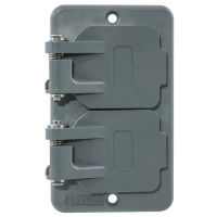 Hubbell HBL2730AR NEMA Locking L16-30R Twist-Locking Angled Gray