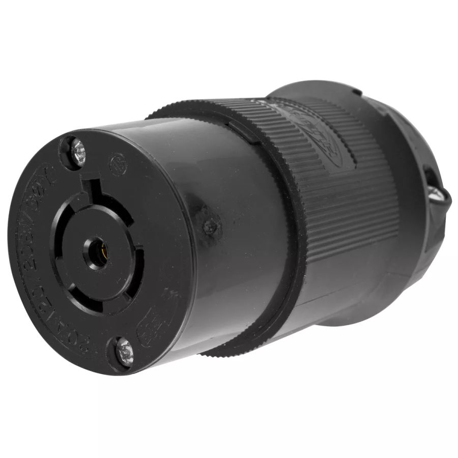 Hubbell Edge HBL2513STBK Locking Connector 20A 120/208V NEMA L21