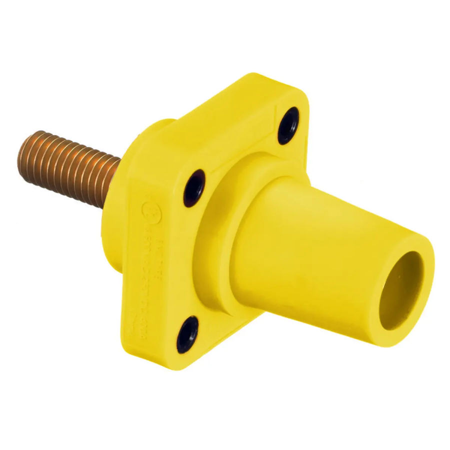Hubbell HBL2776 AC Flanged Outlet NEMA L20-30 Female White
