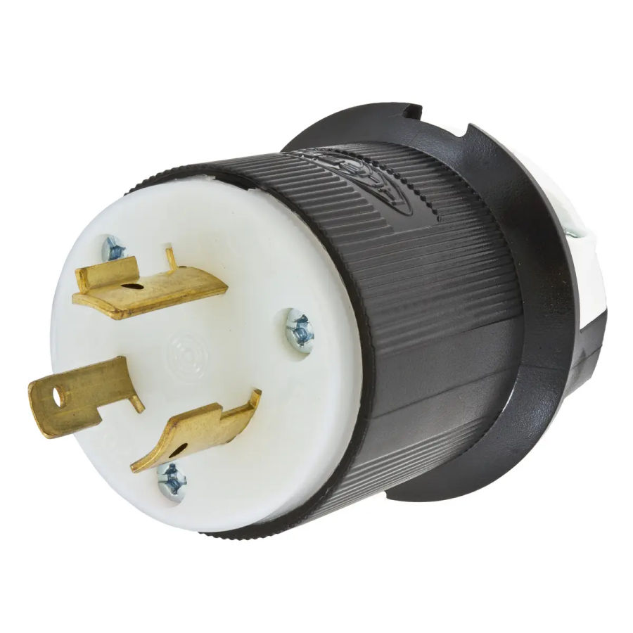 Hubbell HBL2340 AC Receptacle NEMA L8-20 Female Black 480 Volt 20 Amp