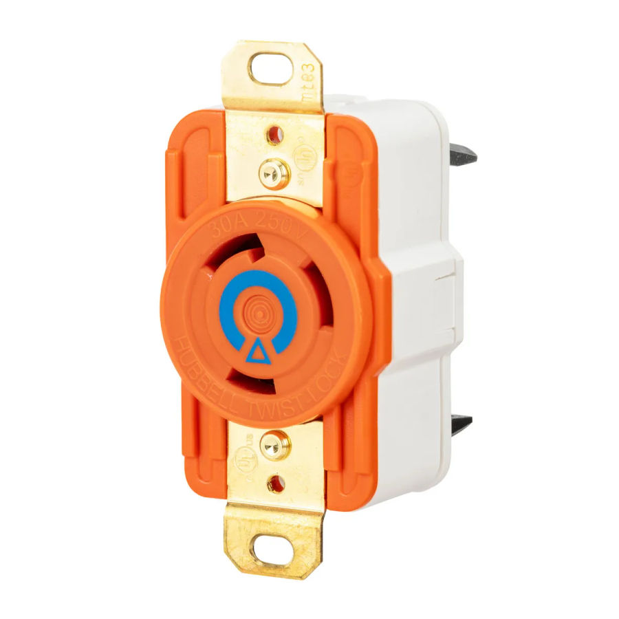 Hubbell HBL7545C AC Plug NEMA L1-15 Male